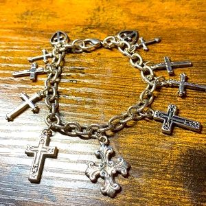 Premier Designs Crosses Charm Bracelet